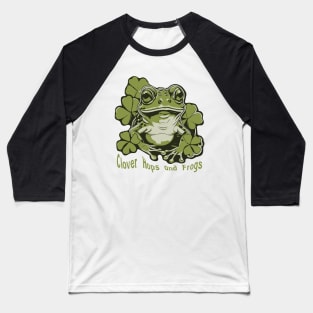Clover Hops and Frogs Baseball T-Shirt